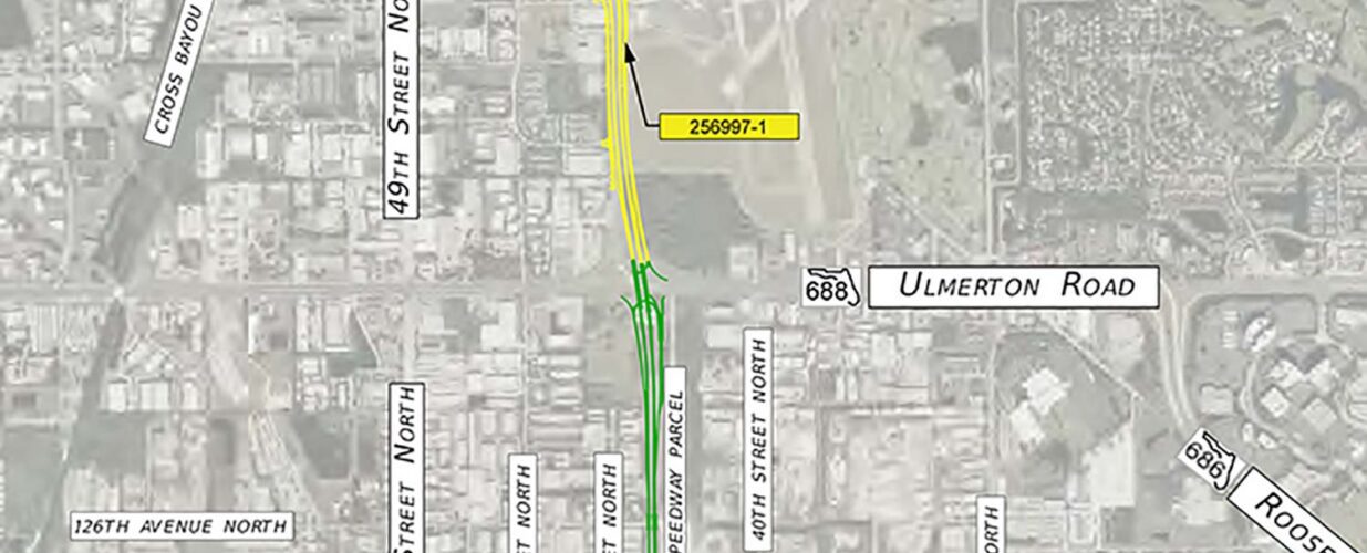 color coded map of Gateway Expressway